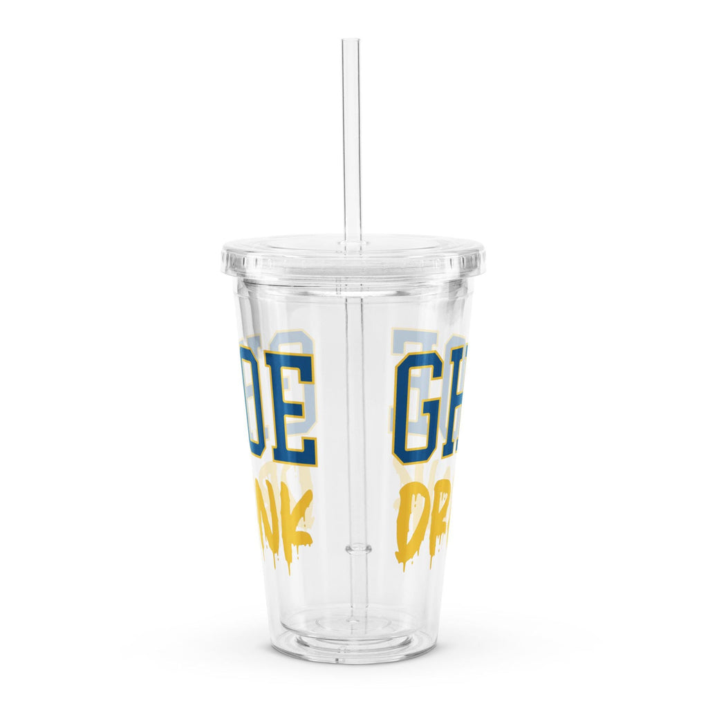 Clear plastic tumbler __etsy:7839419841