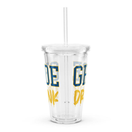 Clear plastic tumbler __etsy:7839419841