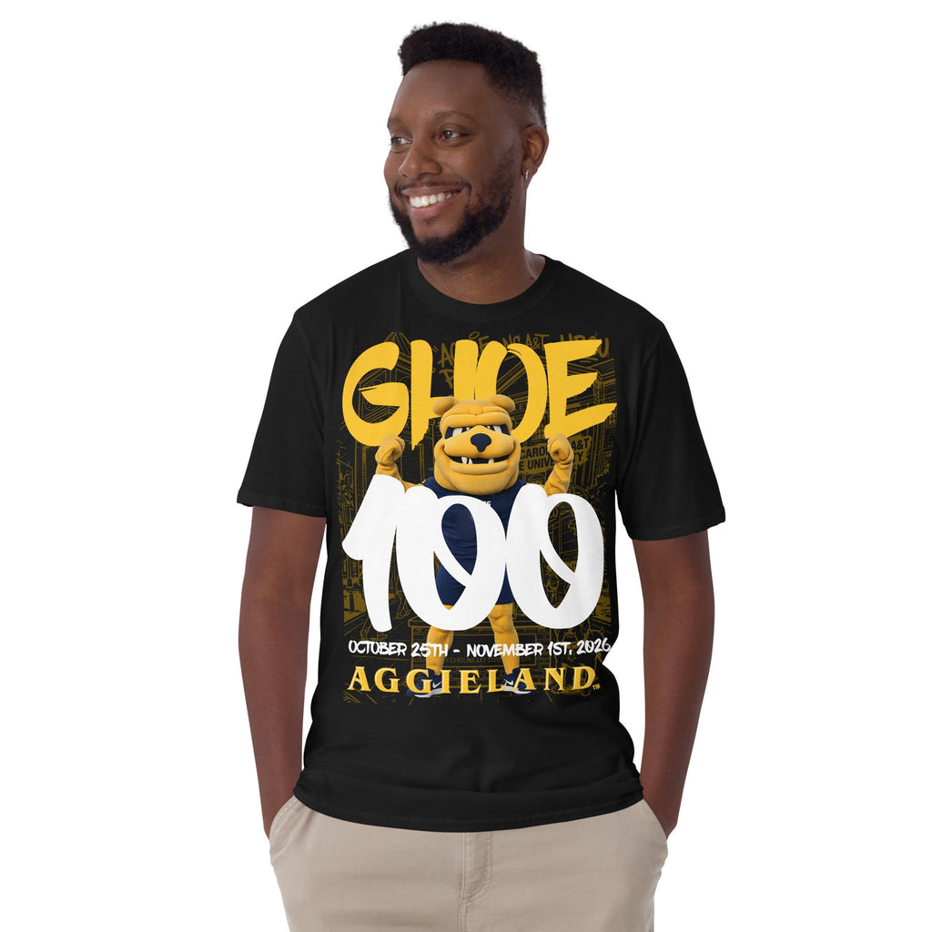 GHOE - GHOE 100 NC A&T Tee T-Shirt (Navy, Black, Gold, Grey) __etsy:8097704110