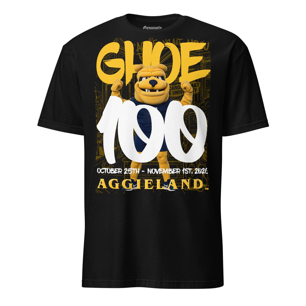 GHOE - GHOE 100 NC A&T Tee T-Shirt (Navy, Black, Gold, Grey) __etsy:8097669298