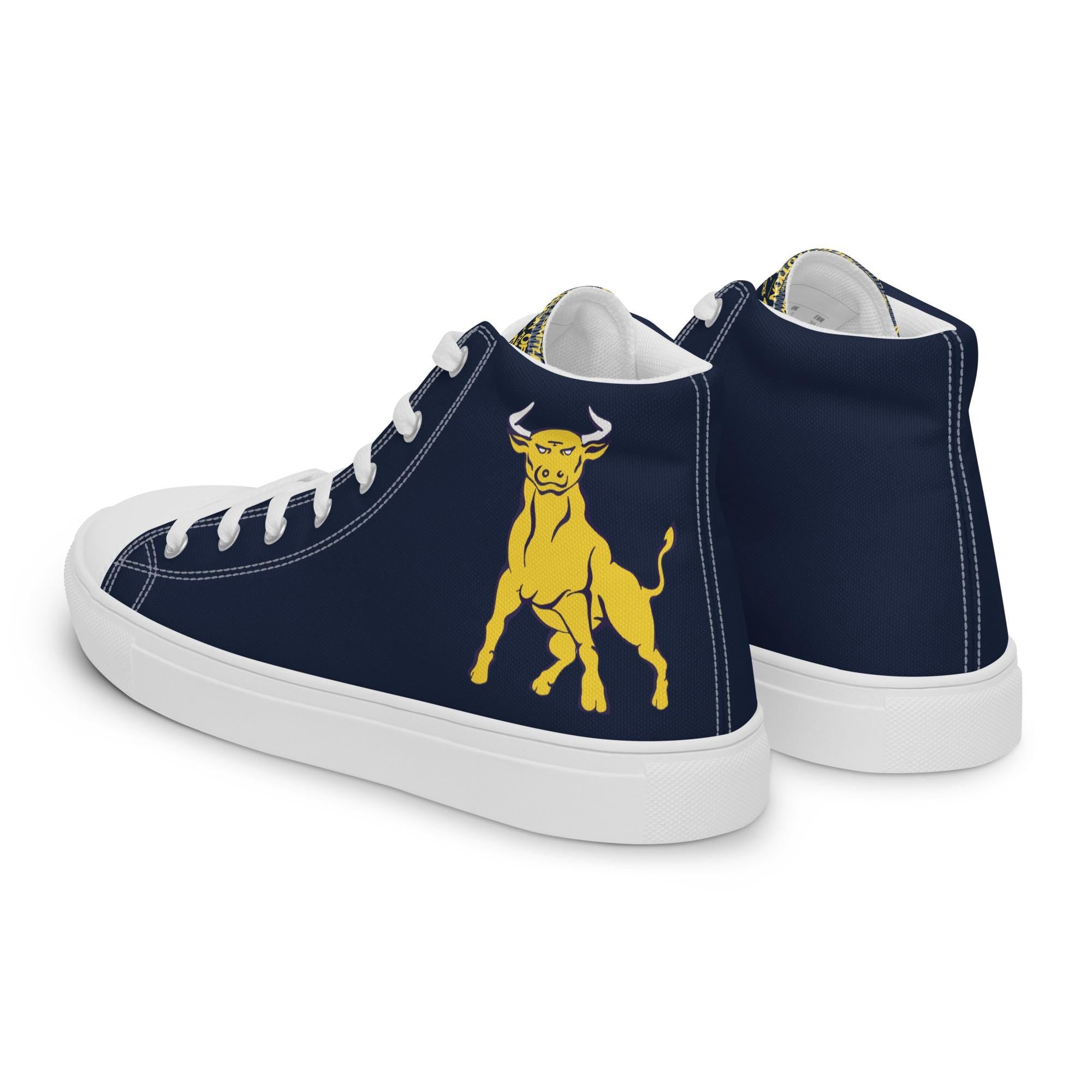 Men’s high top canvas shoes __etsy:8168064382