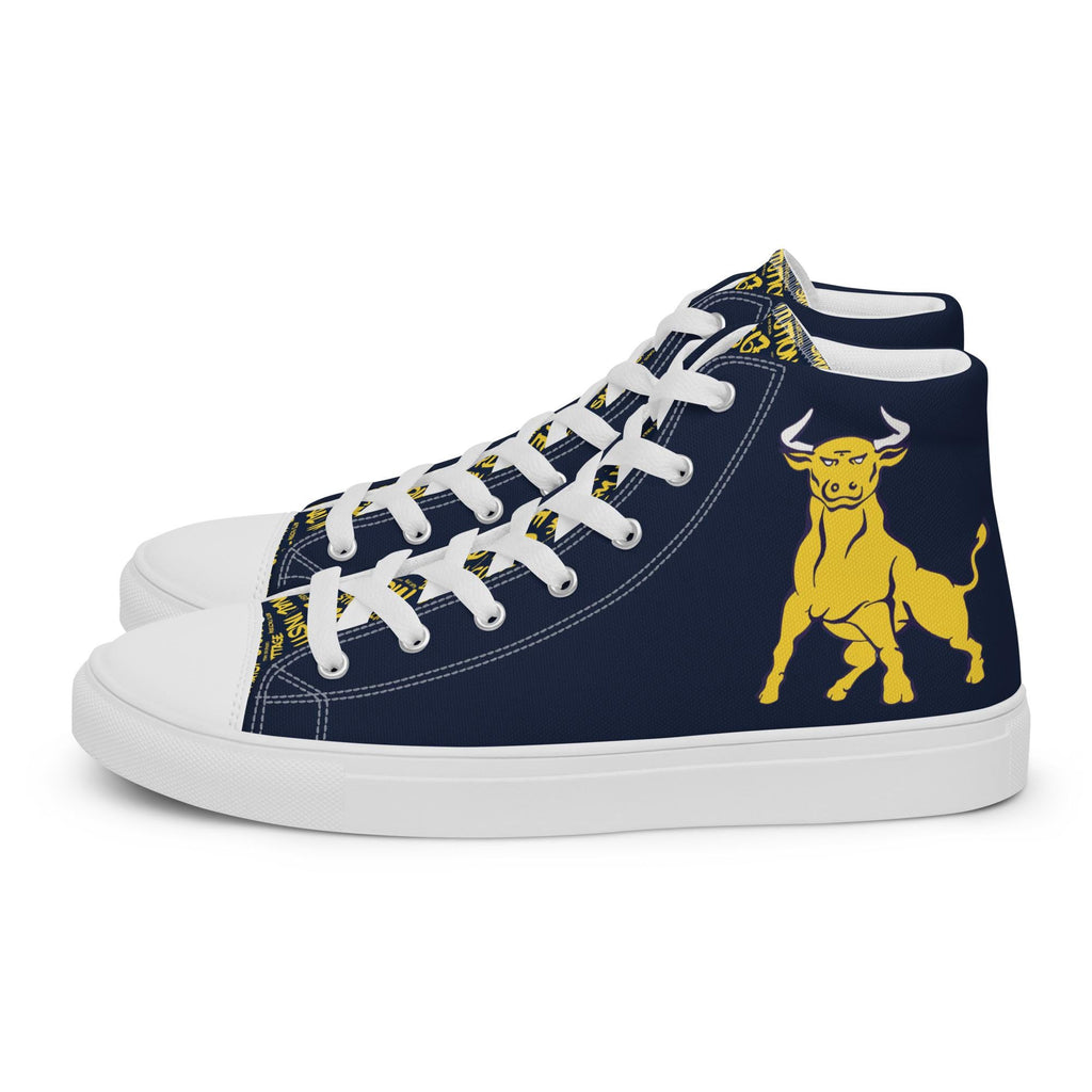 Men’s high top canvas shoes __etsy:8168064018