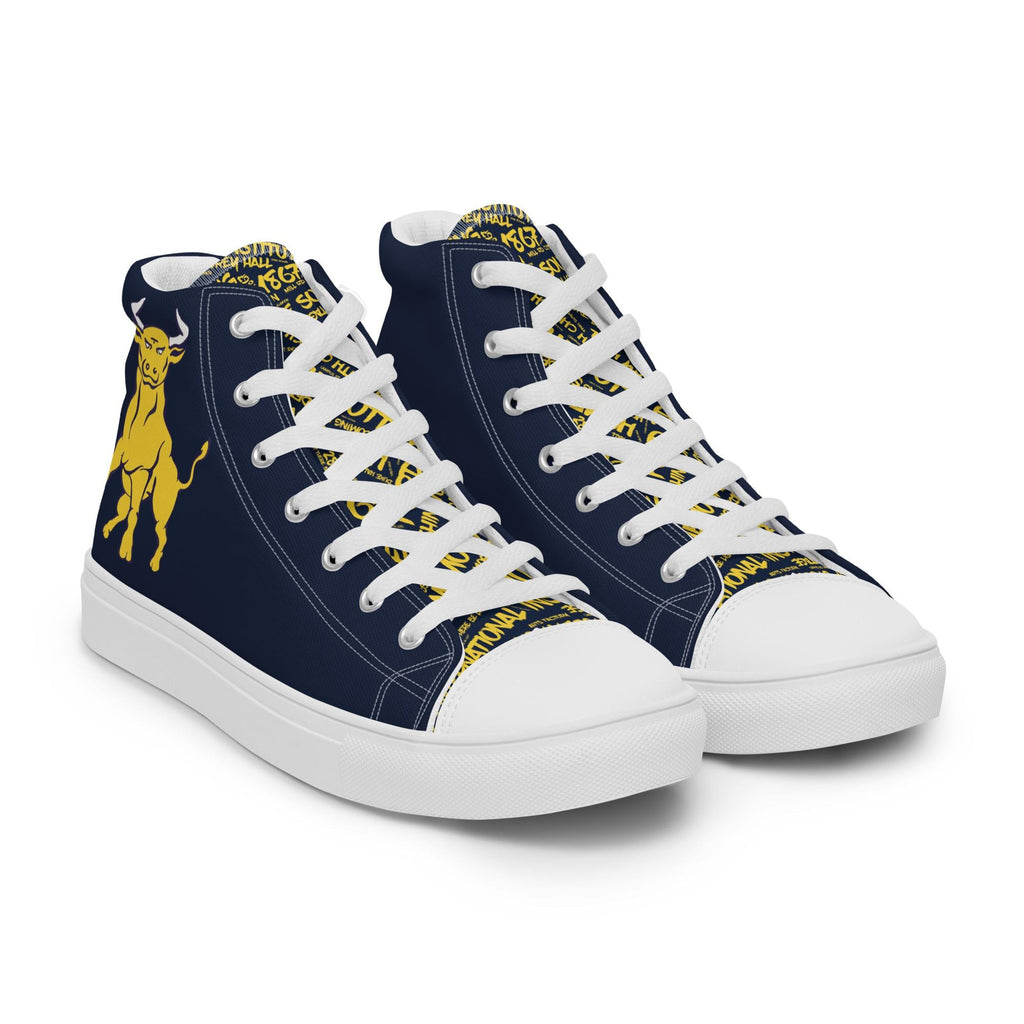 Men’s high top canvas shoes __etsy:8168064632