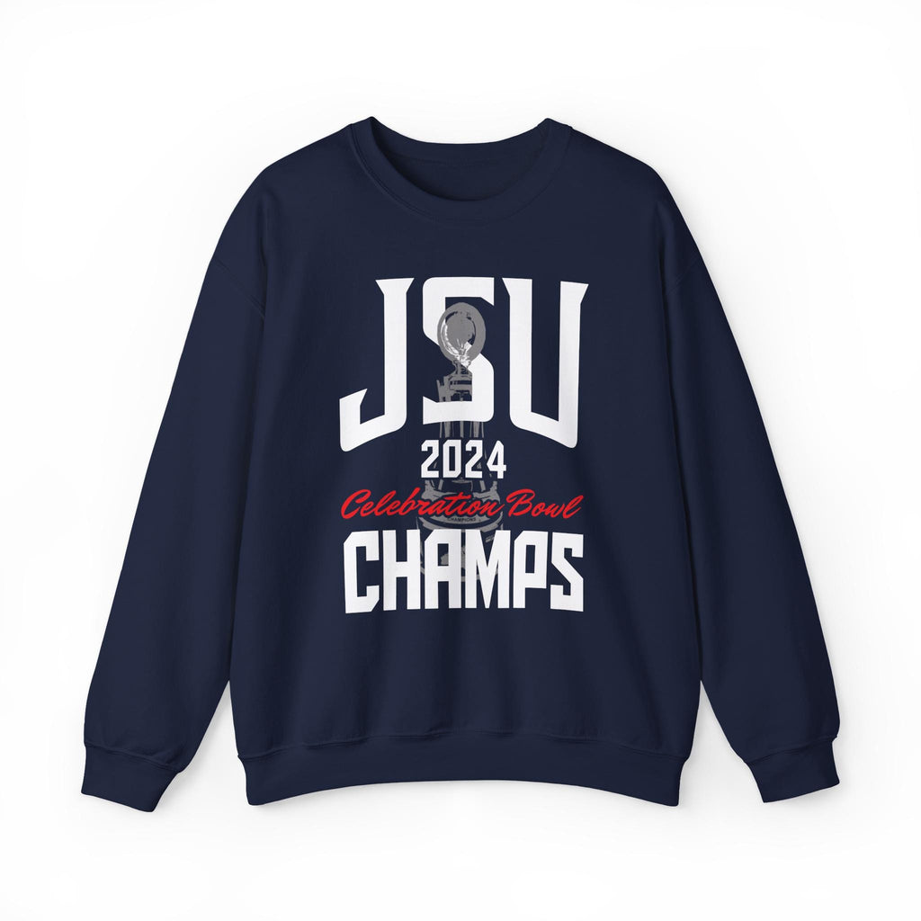 Jackson State - 2024 Celebration Bowl Champs Unisex Sweatshirt (Navy)
