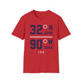 Jackson State - Coordinated Unisex Tee T-shirt or Sweatshirt (Red/Blue)