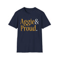 NCAT - Aggie and Proud A&T Unisex Sweatshirt or Hoodie (Navy/Gold)