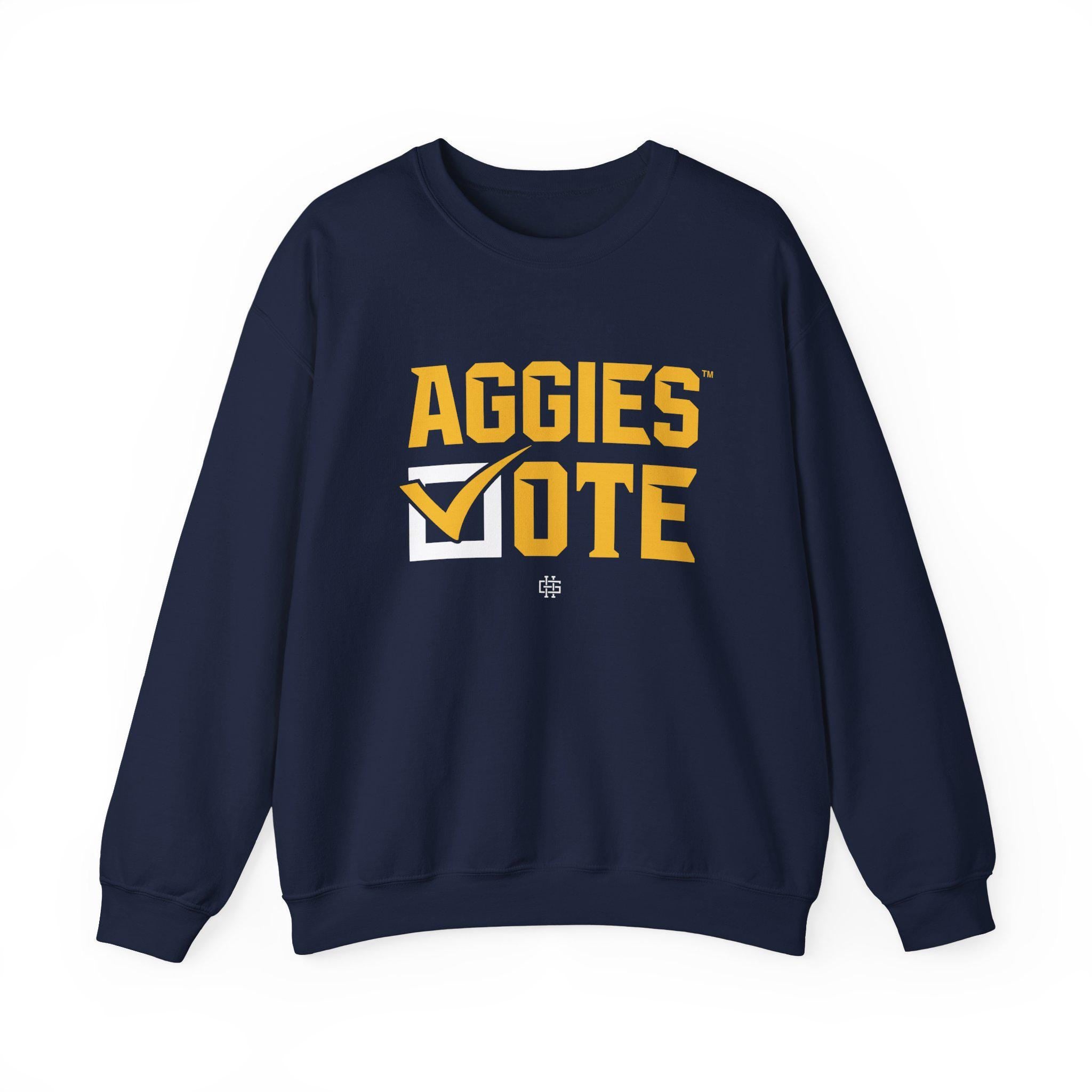 NCAT - Aggies Vote Unisex Sweatshirt (Navy)