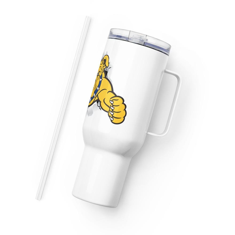 NCAT - NC A&T Travel Mug With Handle and Straw 25oz, 40oz
