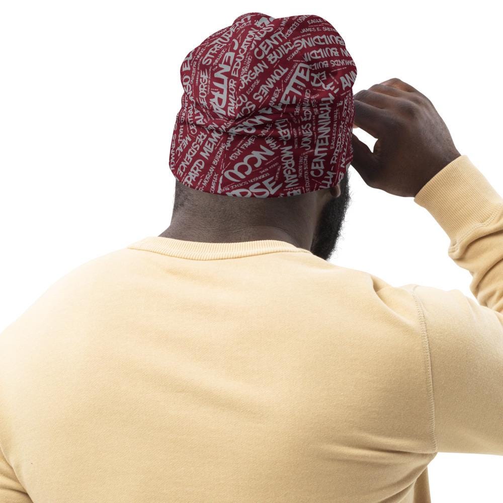 NCCU - NC Central Eagles Polyester Beanie __etsy:8213699199