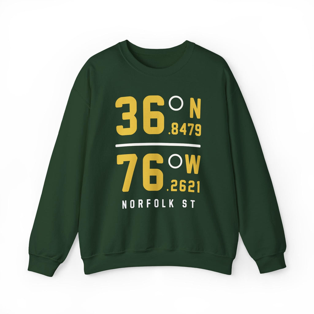 Norfolk State - Coordinates Unisex Sweatshirt (Green/Gold)