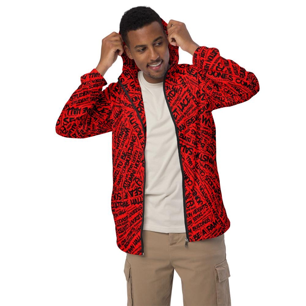 WSSU - All Things Ram Lightweight Windbreaker (Red)