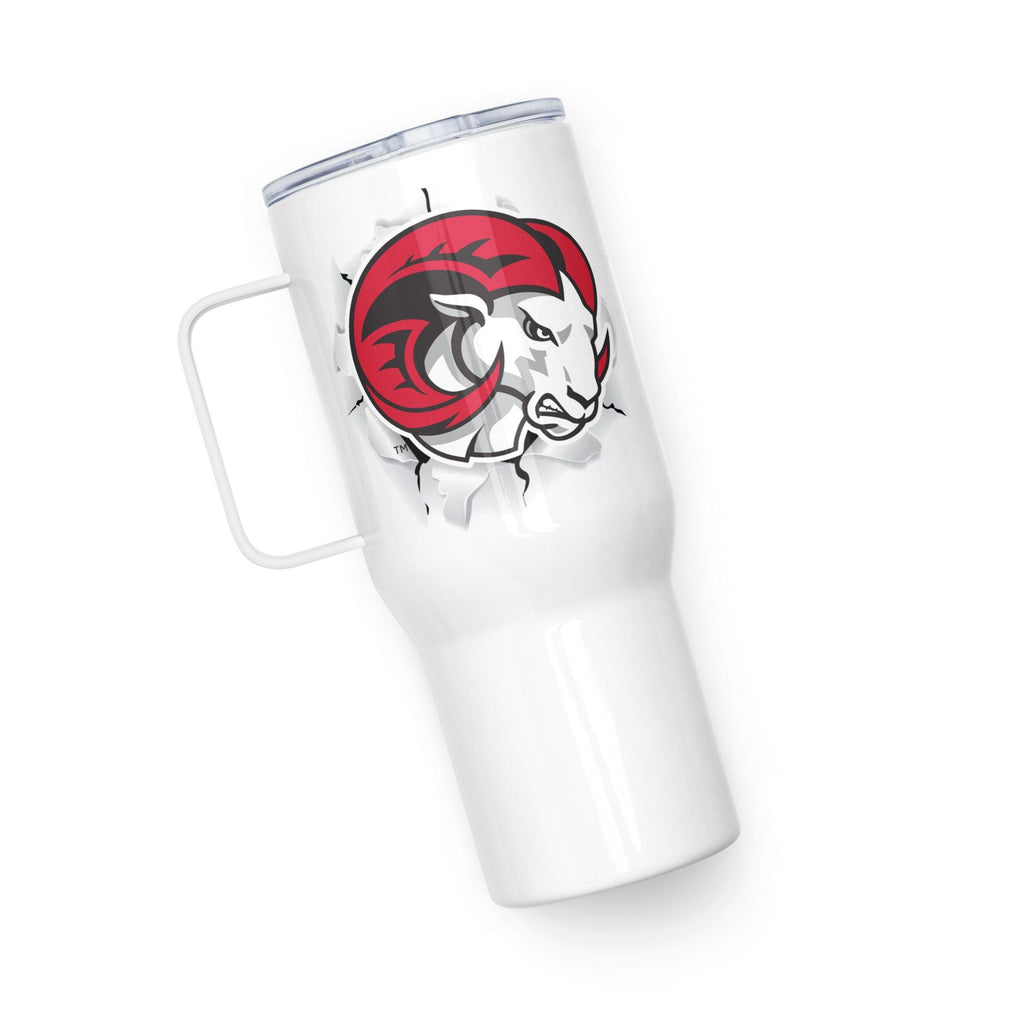 Travel mug with a handle __etsy:7956033913
