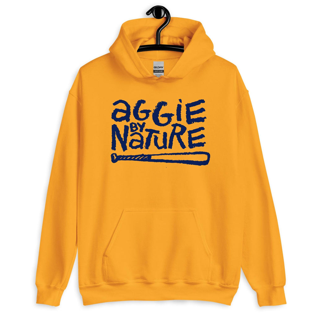 NCAT - Aggie By Nature A&T Unisex Tee, Sweatshirt or Hoodie (Navy/Gold) (etsy image id: 7248628049)