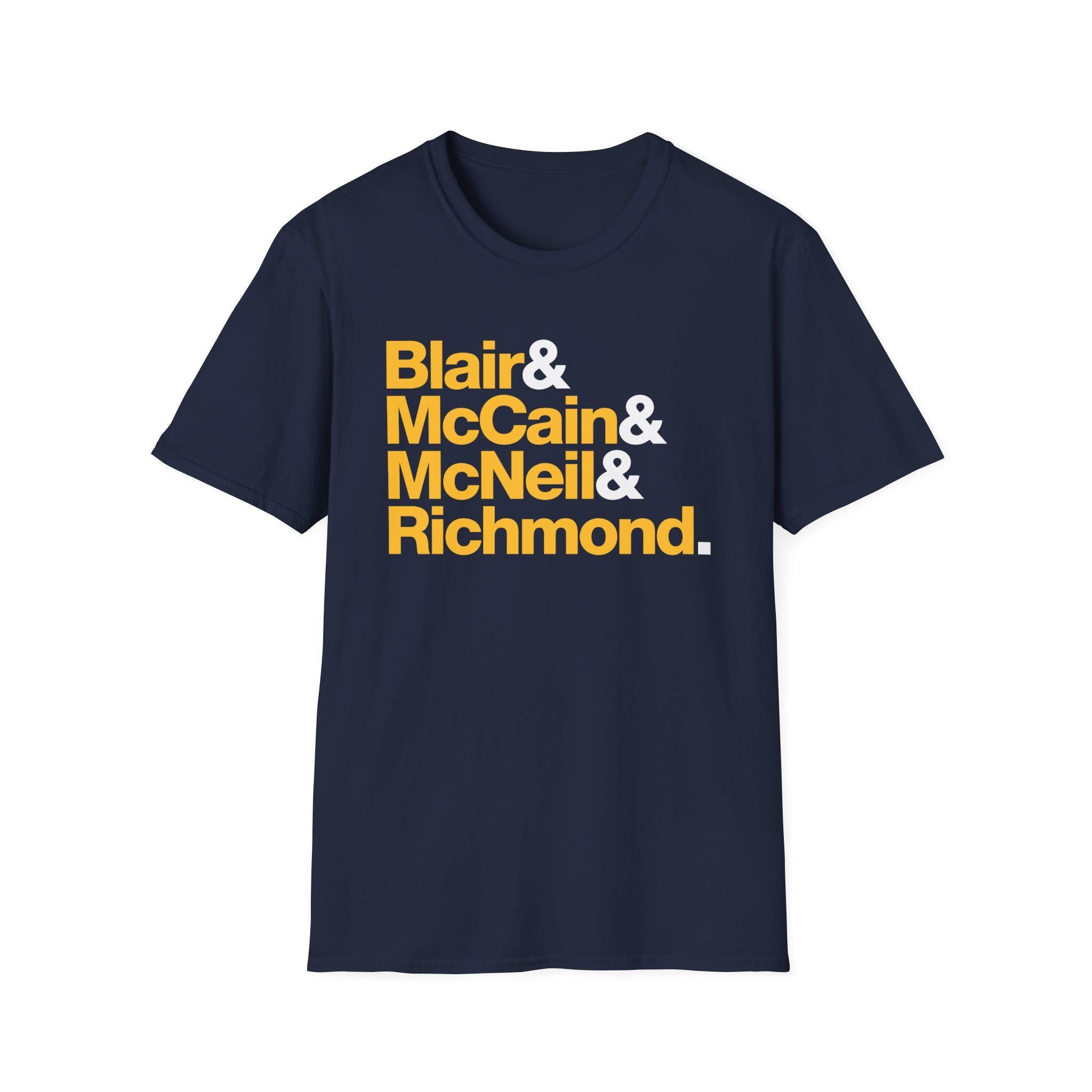 NCAT - NC A&T Four Unisex Tee T-Shirt or Sweatshirt (Navy/Black) __etsy:7263075574