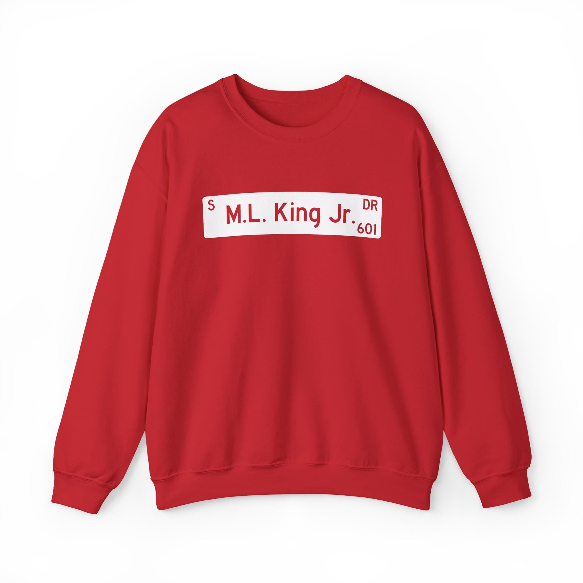 WSSU - 601 S MLK Jr Dr Edition Unisex Sweatshirt (Red) (etsy image id: 7264983510)