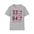 Morehouse - Coordinates Unisex Tee T-Shirt or Sweatshirt (etsy image id: 7267421138)