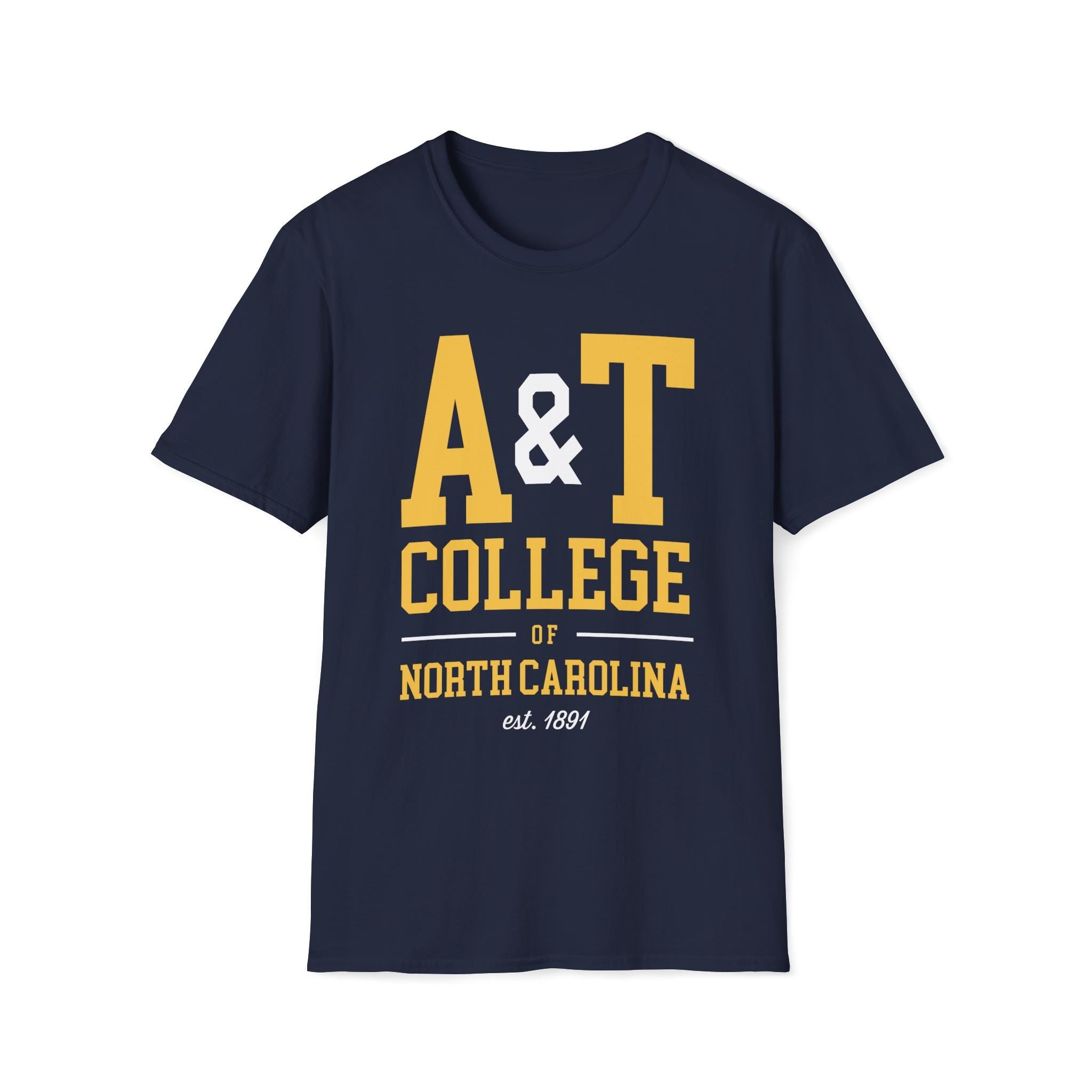 NCAT - NC A&T College of NC Unisex Tee T-Shirt or Sweatshirt (etsy image id: 7272360778)
