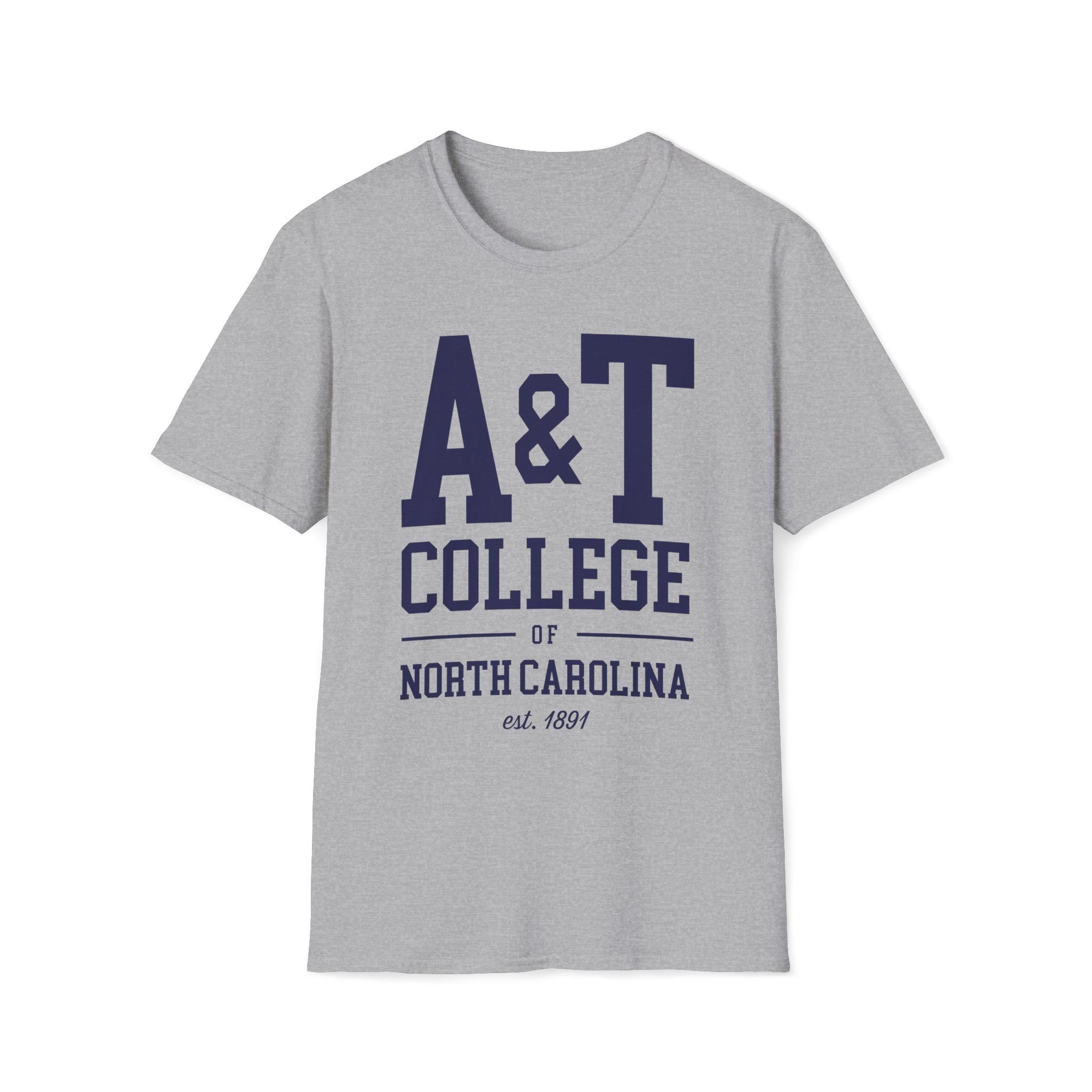 NCAT - NC A&T College of NC Unisex Tee T-Shirt or Sweatshirt (etsy image id: 7272360782)