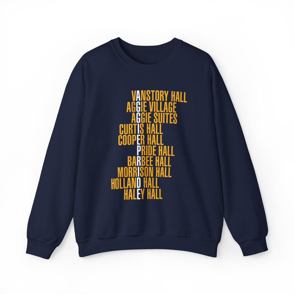 NCAT - NC A&T Hall Edition Unisex Sweatshirt (etsy image id: 7310953457)