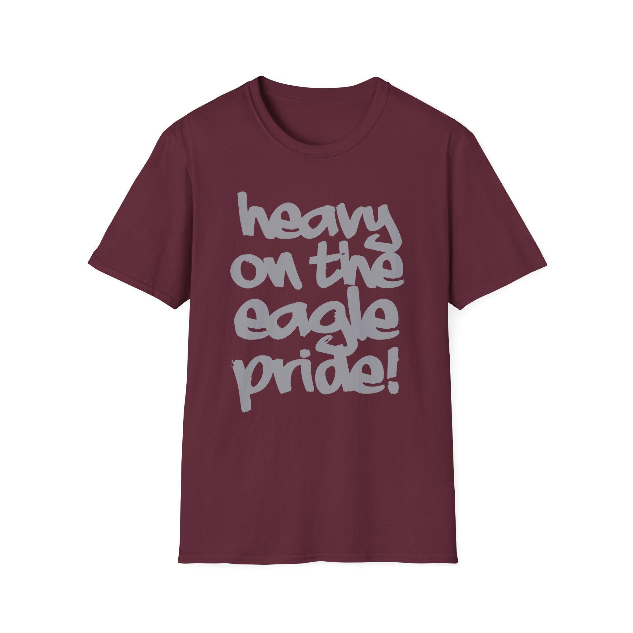 NCCU - NC Central Heavy on the Eagle Pride Unisex Tee T-shirt or Sweatshirt __etsy:7312196363