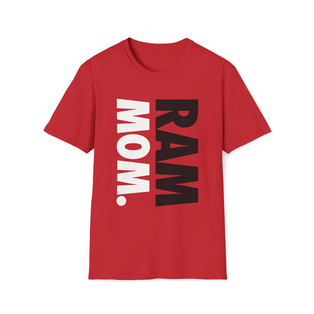 WSSU - RAM. Mom or Dad and More Unisex Tee (Red) (etsy image id: 7312911415)