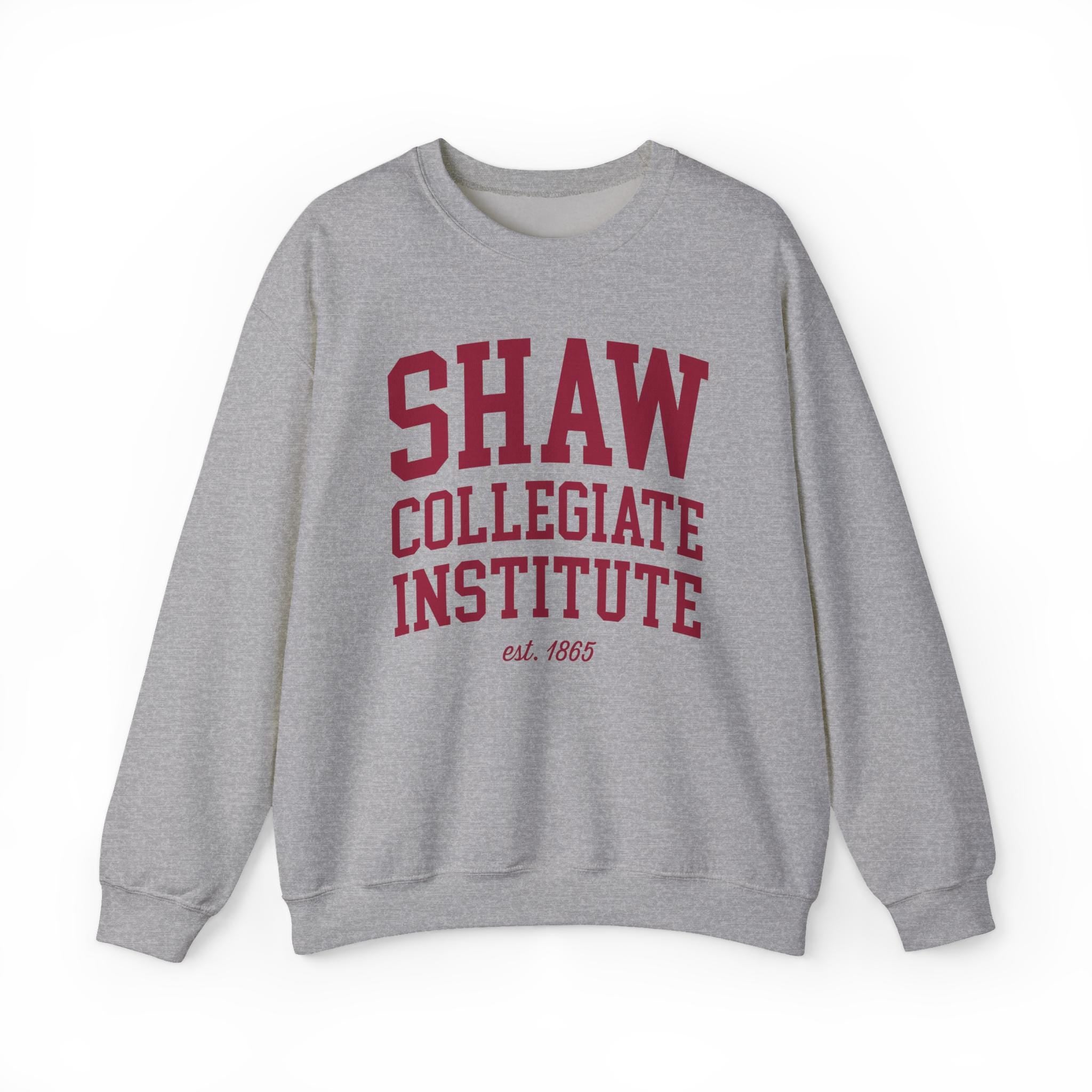 Shaw - Shaw Collegiate Institute Tee T-Shirt or Sweatshirt (etsy image id: 7320351681)