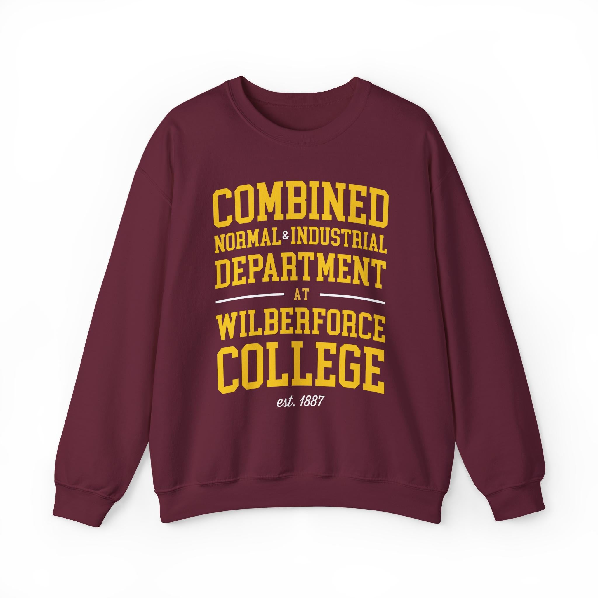 Central State - Combined Normal & Industrial Dept. at Wilberforce Sweatshirt __etsy:7321957141