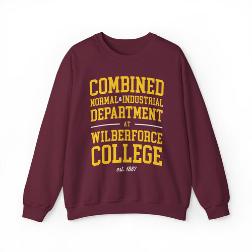 Central State - Combined Normal & Industrial Dept. at Wilberforce Sweatshirt __etsy:7321957141