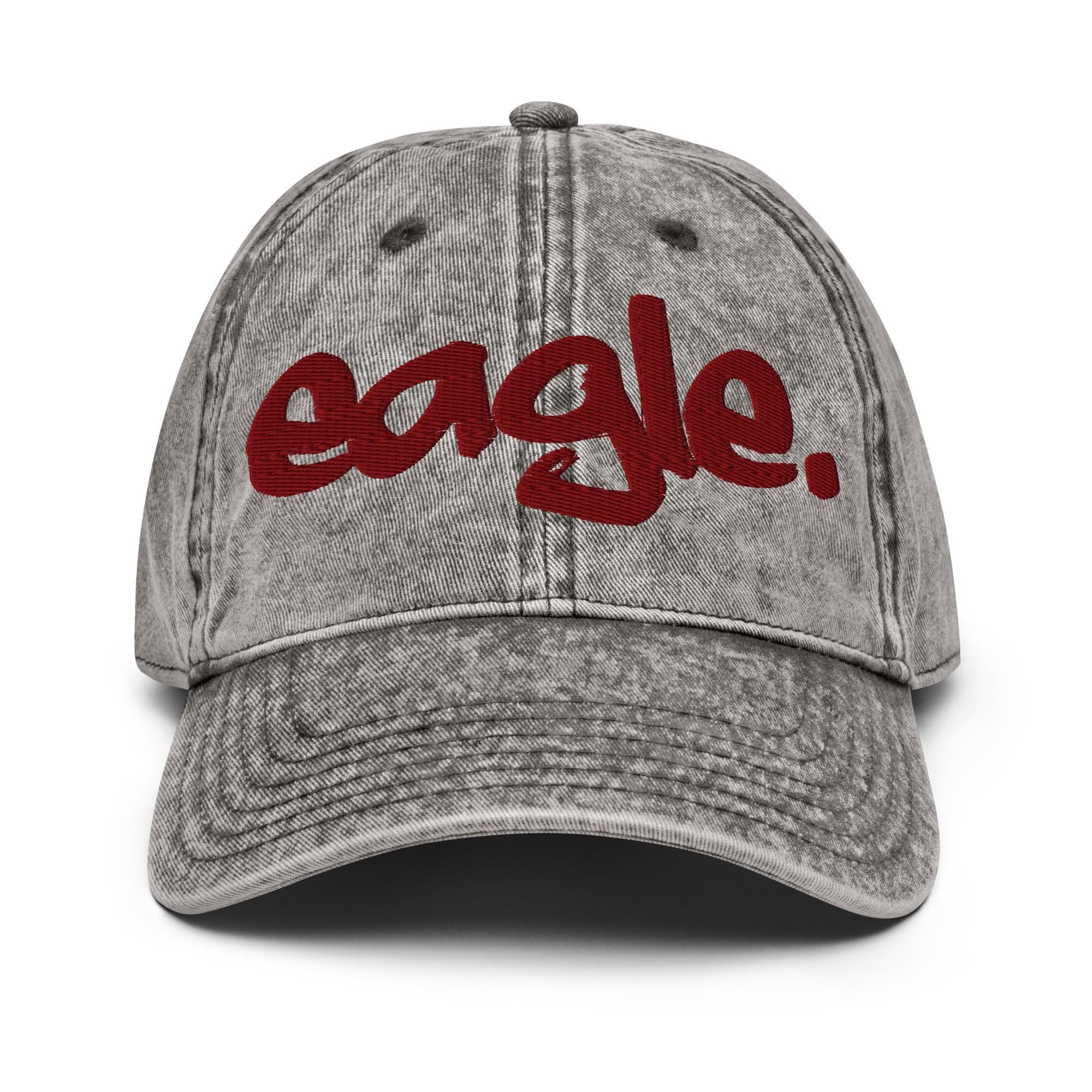 NCCU - NC Central EAGLE Distressed Denim Dad Hat Cap (etsy image id: 7331508312)