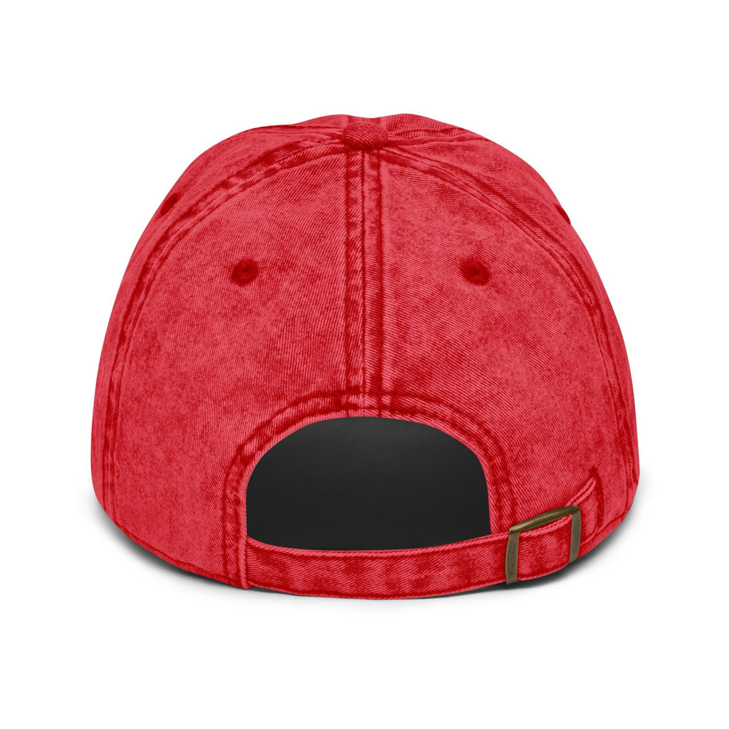 WSSU - RAM Distressed Denim Dad Cap __etsy:7331596938