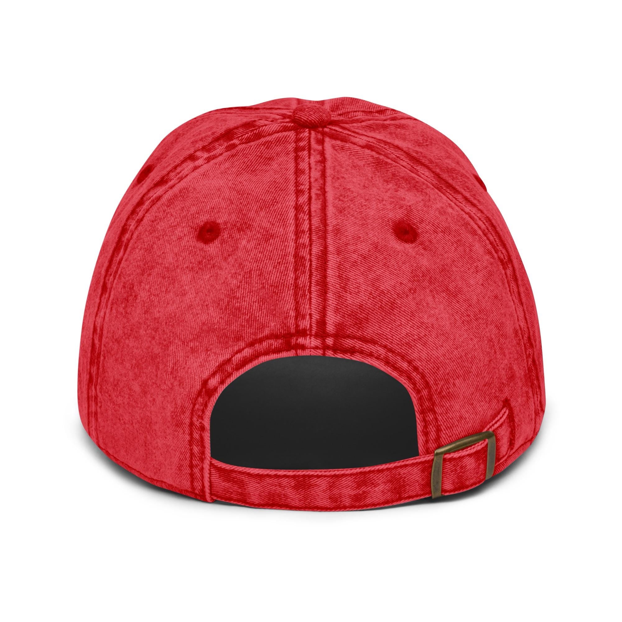 WSSU - RAM Distressed Denim Dad Cap __etsy:7331596938