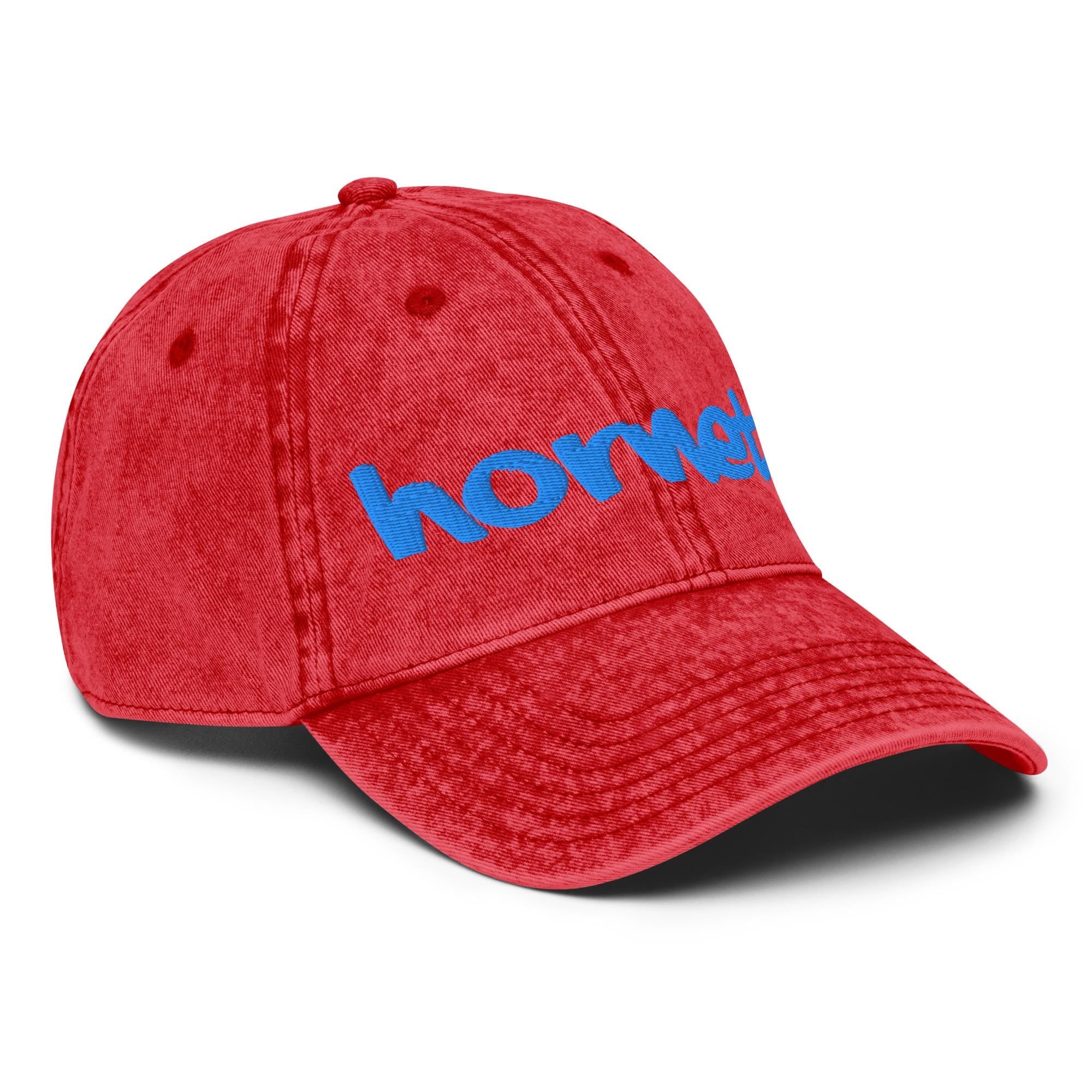 Delaware State - Hornet. Distressed Denim Dad Cap __etsy:7340594270