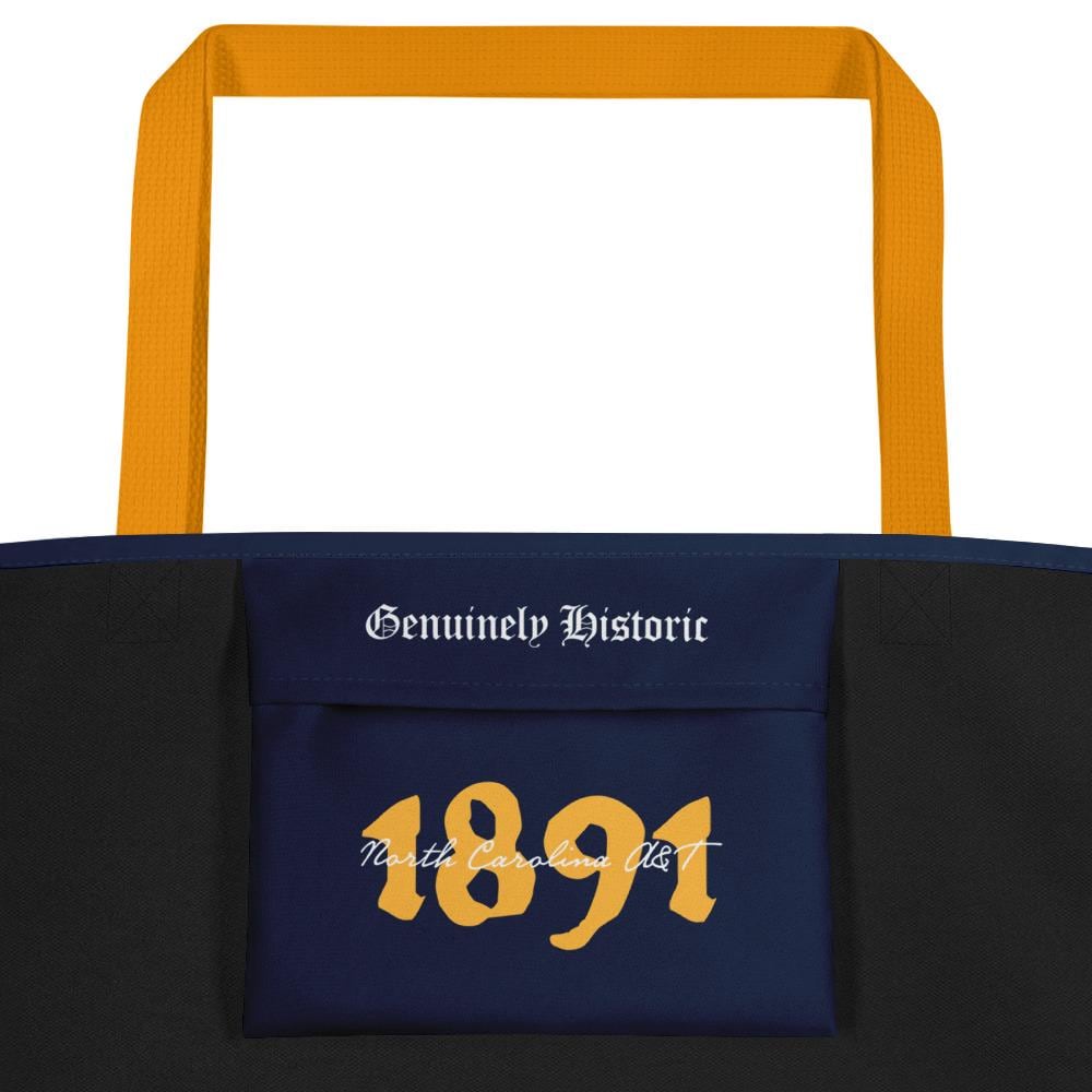 NCAT - NC A&T Aggie Polyester Tote Bag (etsy image id: 7365706902)