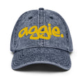 NCAT - NC A&T AGGIE Distressed Denim Dad Cap __etsy:7379441799