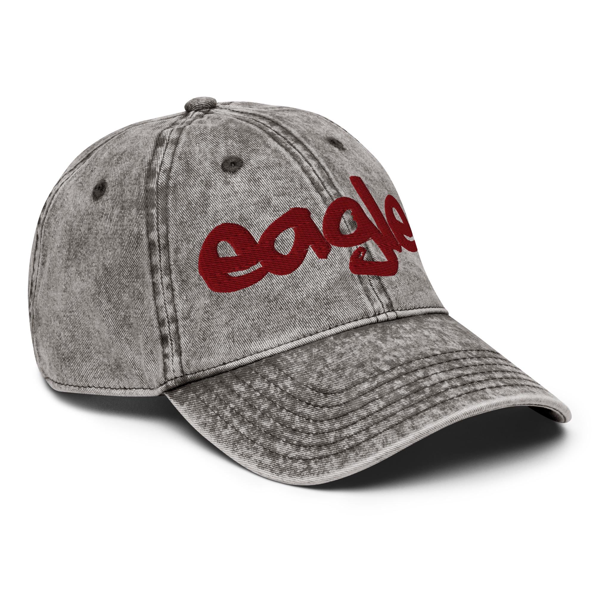 NCCU - NC Central EAGLE Distressed Denim Dad Hat Cap (etsy image id: 7379455231)
