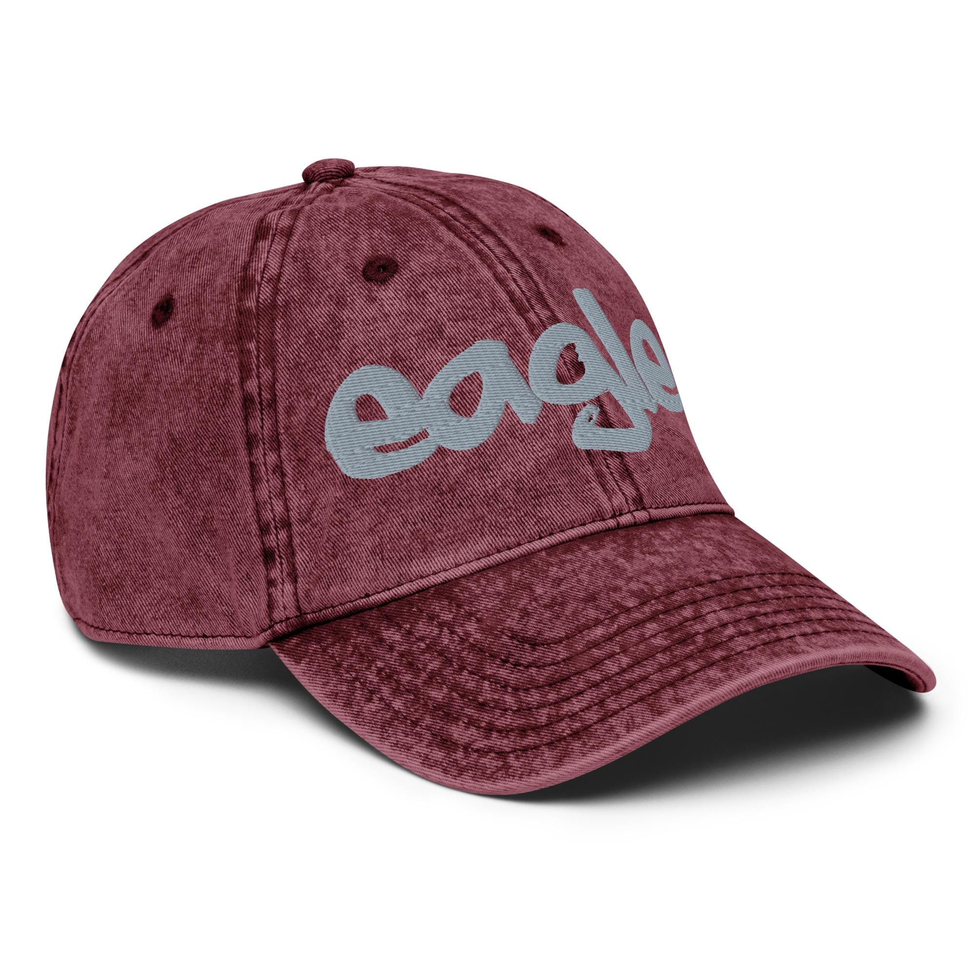 NCCU - NC Central EAGLE Distressed Denim Dad Hat Cap (etsy image id: 7379455449)