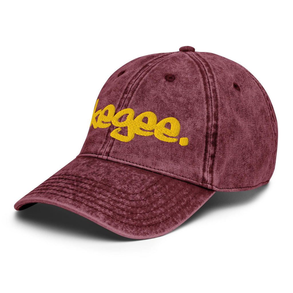 Tuskegee - Skegee Distressed Denim Dad Cap __etsy:7379485485