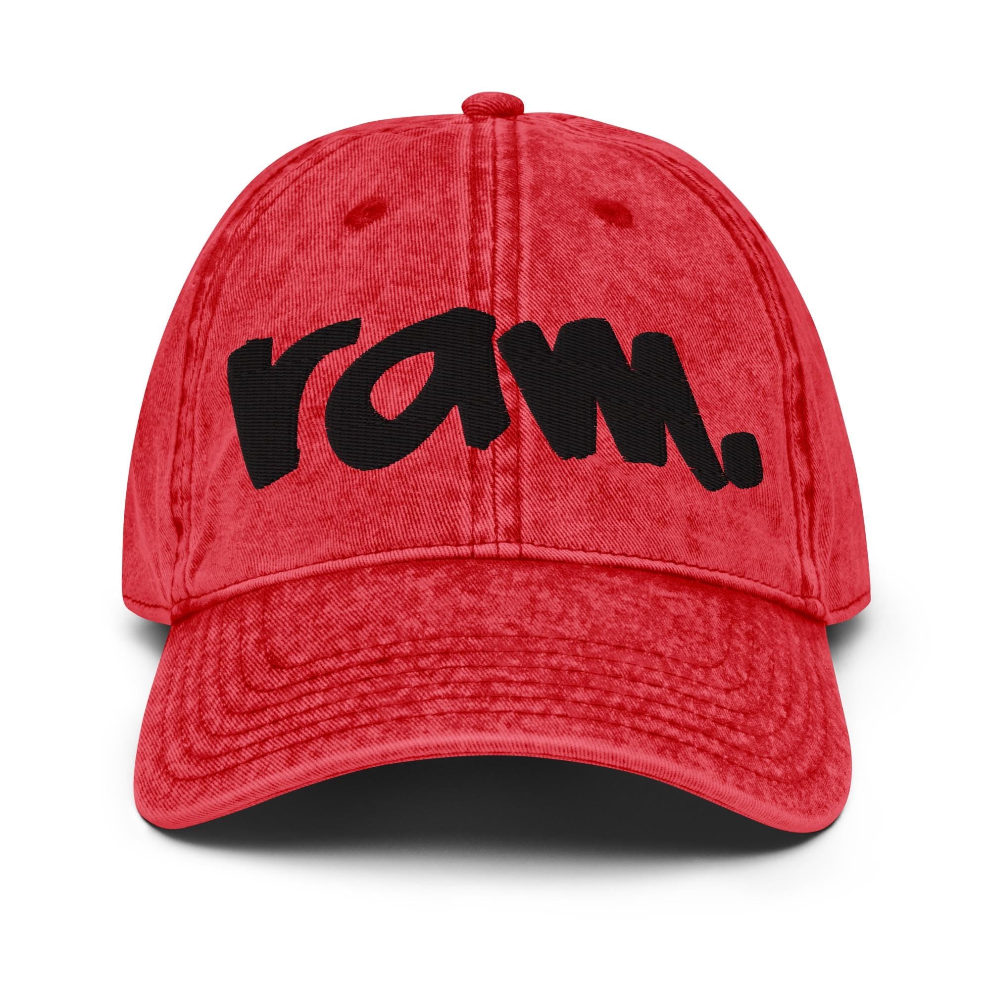 WSSU - RAM Distressed Denim Dad Cap __etsy:7379543813