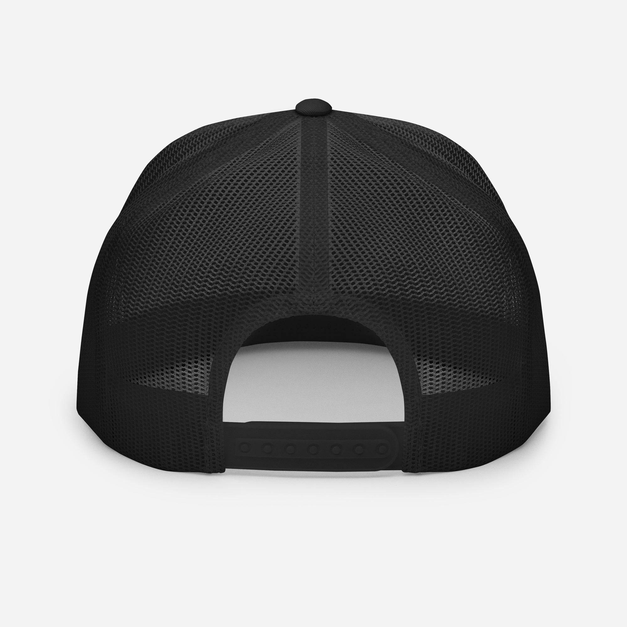 NCCU - NC Central 1801 Fayetteville Street Trucker Hat Cap (Black) (etsy image id: 7388558649)
