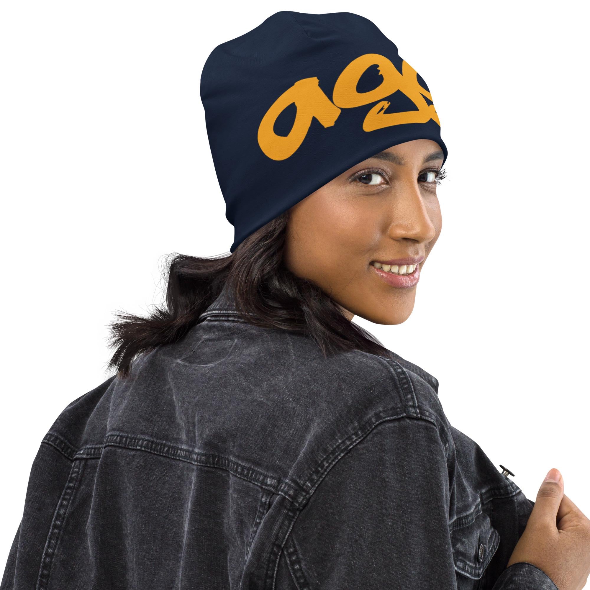 NCAT - NC A&T Aggie Polyester Beanie (etsy image id: 7403590359)
