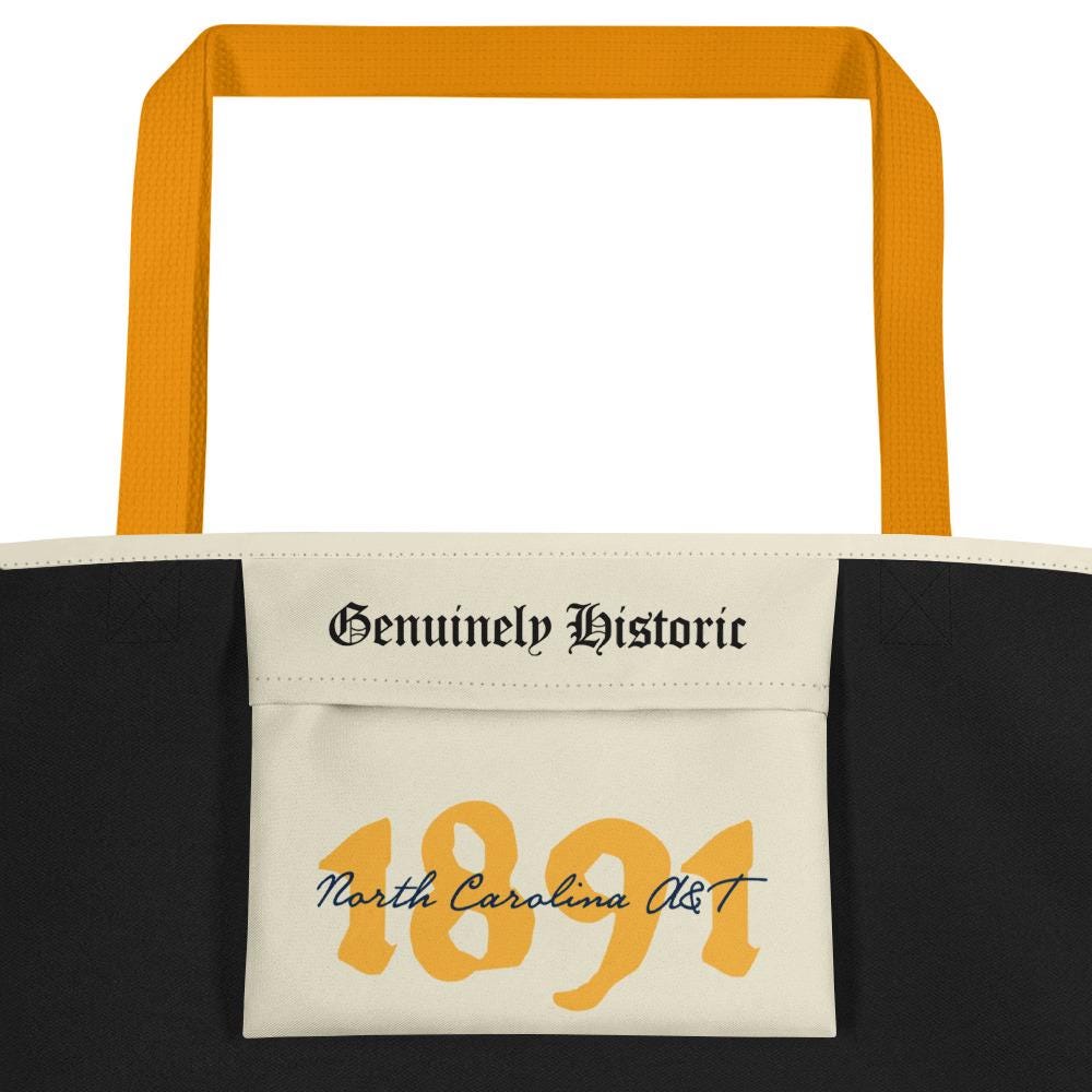 NCAT - NC A&T Aggie Polyester Tote Bag (etsy image id: 7409518977)