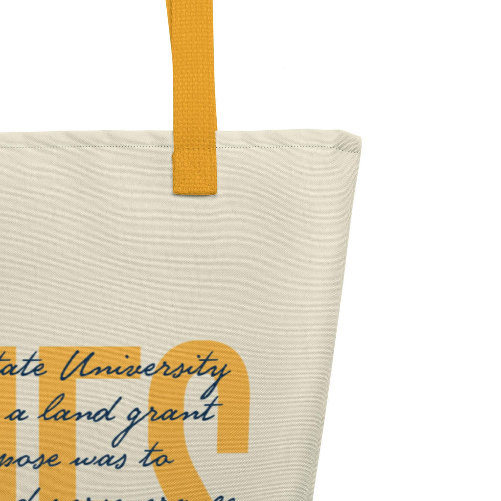 NCAT - NC A&T Aggie Polyester Tote Bag (etsy image id: 7409518981)