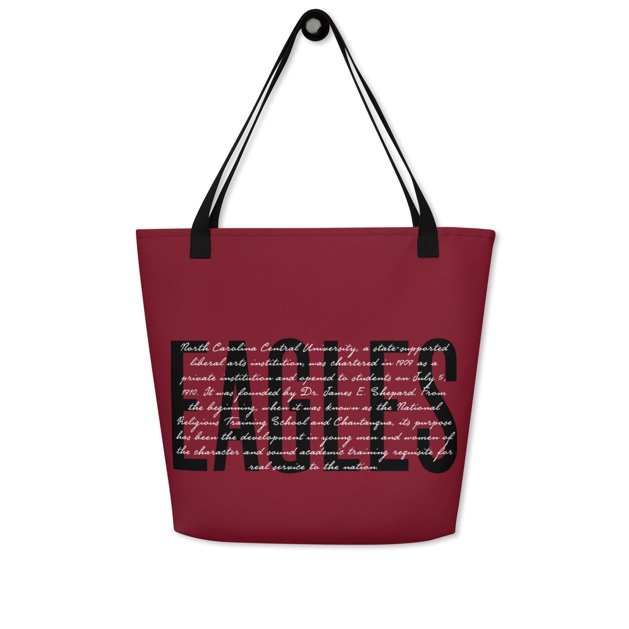 NCCU - NC Central Eagle Tote Bag (etsy image id: 7410708969)