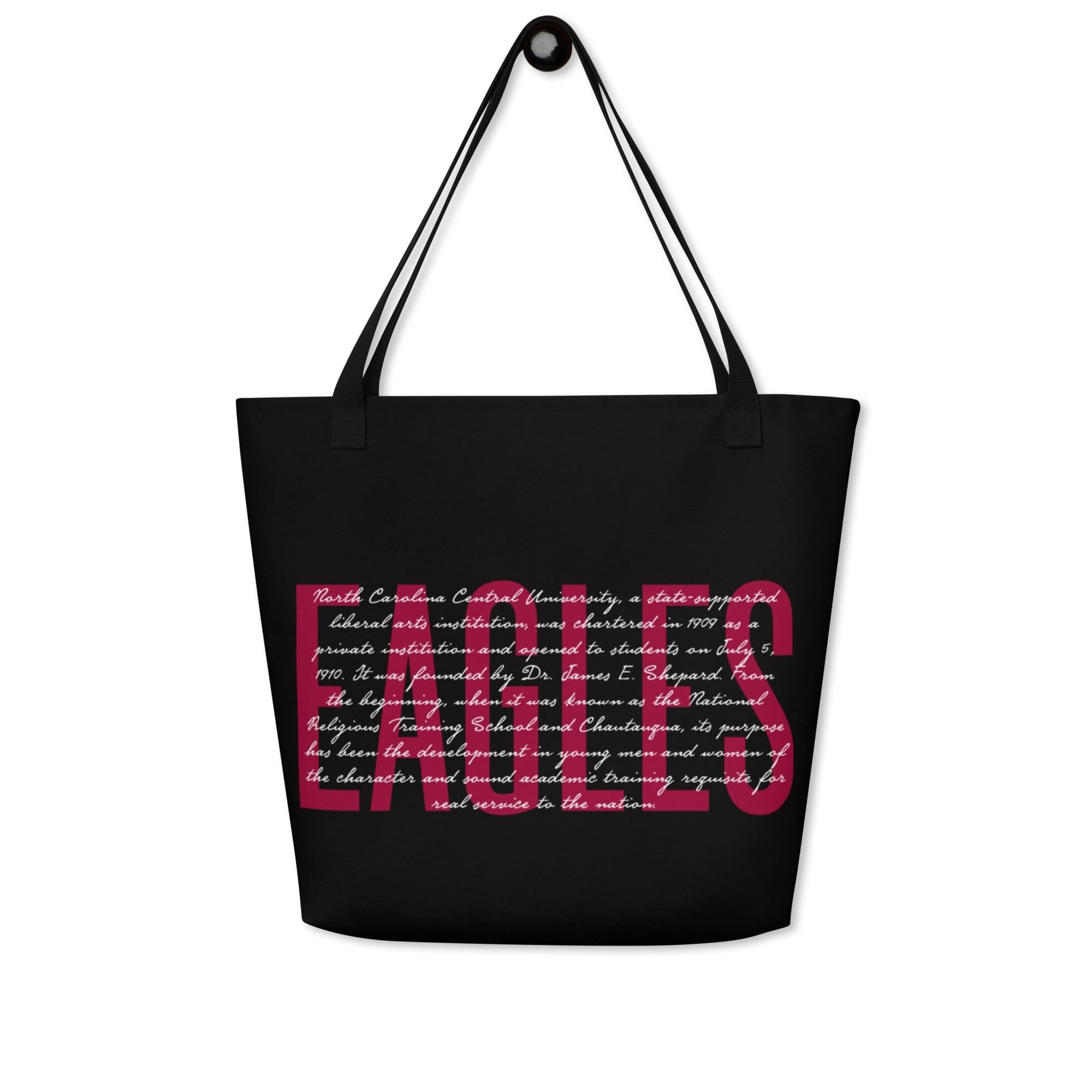 NCCU - NC Central Eagle Tote Bag (etsy image id: 7410711145)