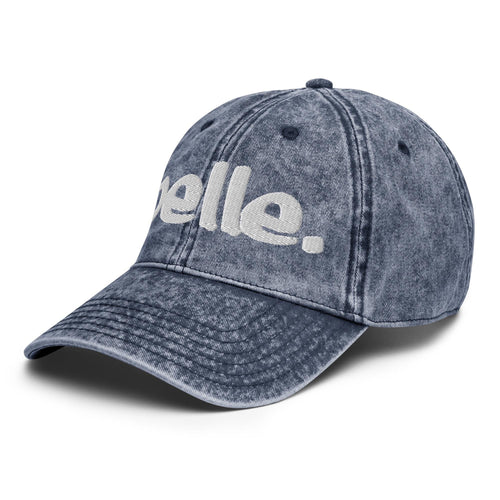 Bennett College - BELLE. Distressed Dad Cap (etsy image id: 7471165351)