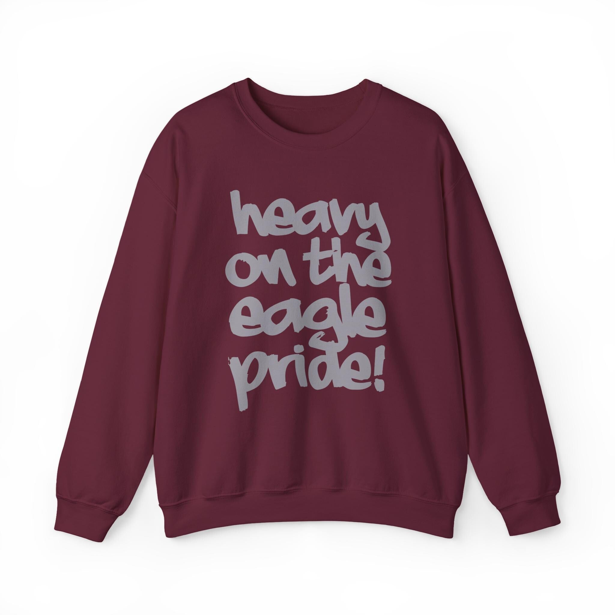 NCCU - NC Central Heavy on the Eagle Pride Unisex Tee T-shirt or Sweatshirt __etsy:7536920608