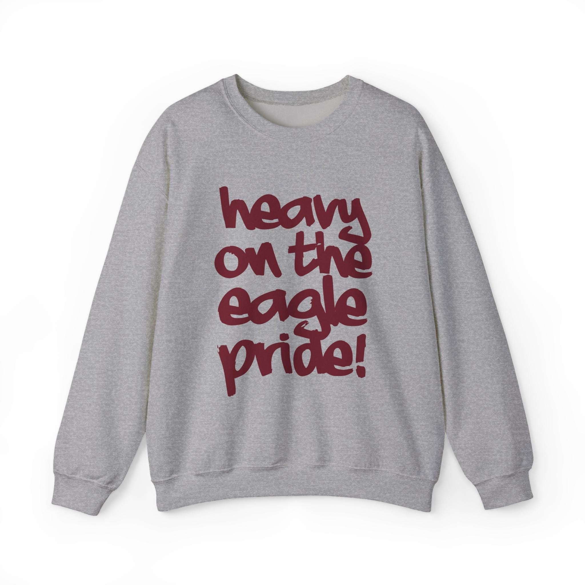 NCCU - NC Central Heavy on the Eagle Pride Unisex Tee T-shirt or Sweatshirt __etsy:7536920616