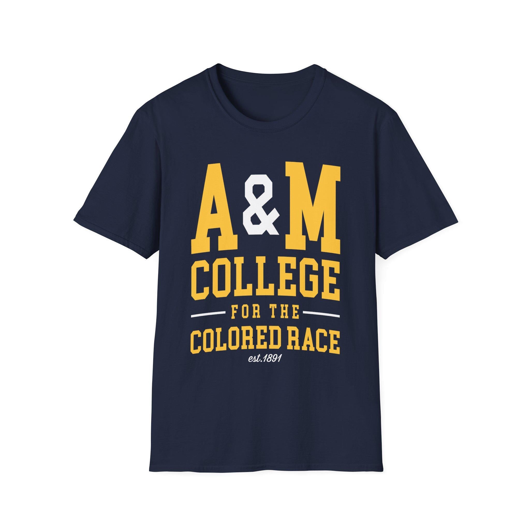 NCAT - AM College For the Colored Race NC A&T Unisex Sweatshirt (Navy/Grey) (etsy image id: 7536974560)