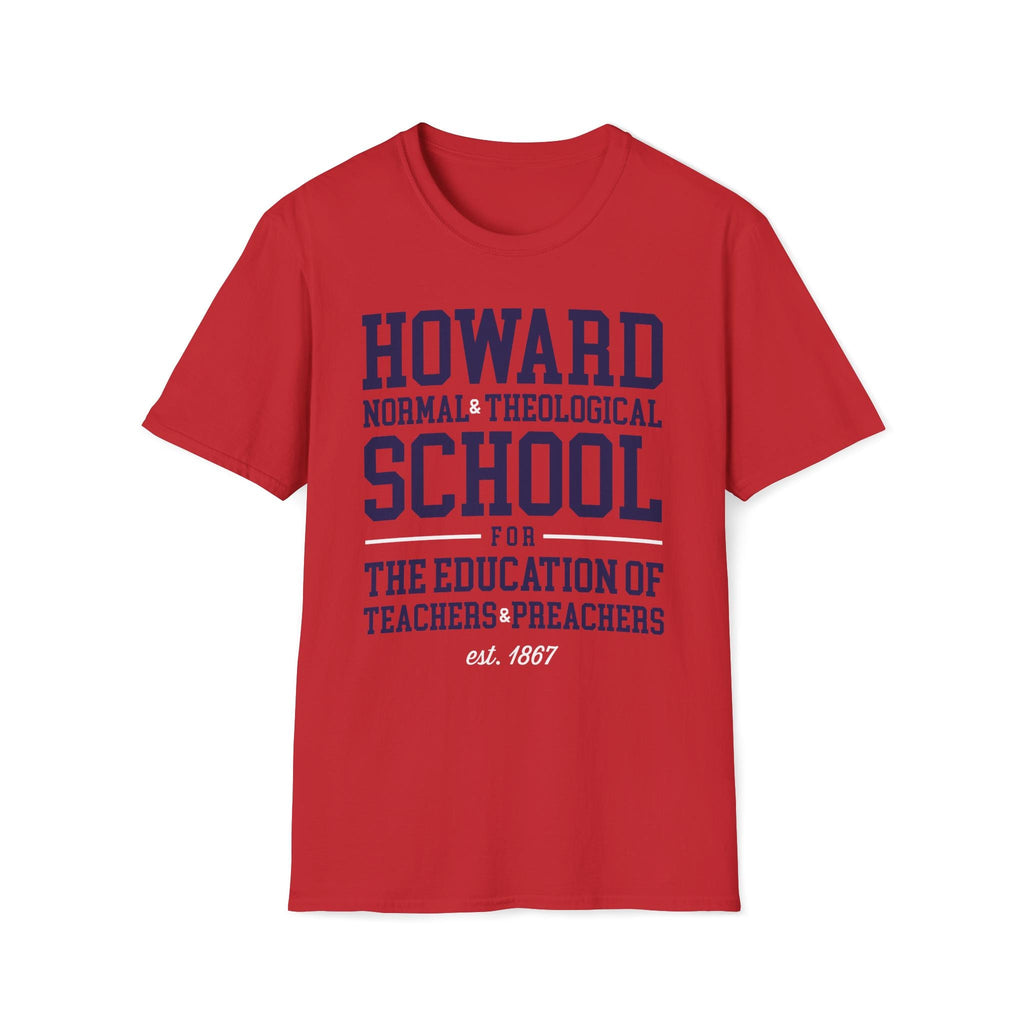Howard - Normal & Theological School Unisex Tee T-Shirt or Sweatshirt (etsy image id: 7543142994)