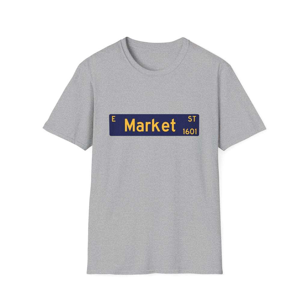 NCAT - E Market St NC A&T Unisex Sweatshirt or Hoodie (Navy/Gold) (etsy image id: 7546088746)